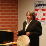 Kerry Gleason speaking at The National Baseball Hall of Fame